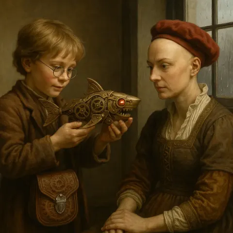 Diminutive Author with a Cherubic Youthful Face