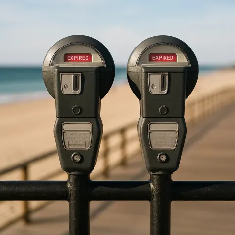 Two Parking Meters