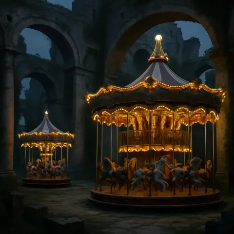 Two Diverse Carousels