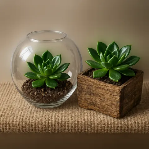 On the Textured Cloth Shelf