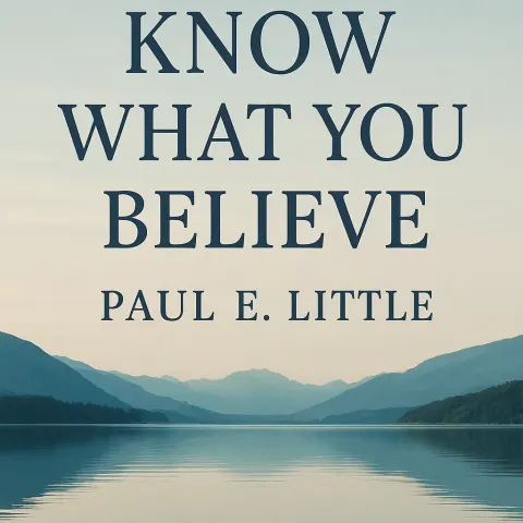 Book Cover Featuring "Know What You Believe" by Paul E