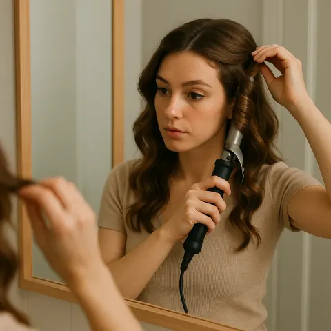 Using a Curling Iron