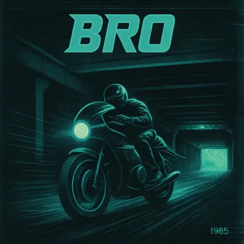 Retro-futuristic Album Cover