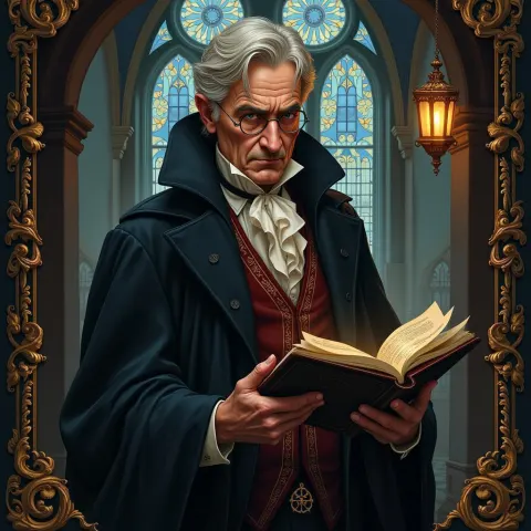 Elegant Hogwarts Professor of the Dark Arts