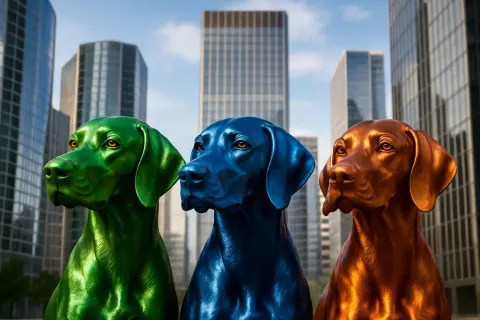 Three Diverse German Short-haired Pointers