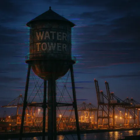 Glitching Historic Water Tower