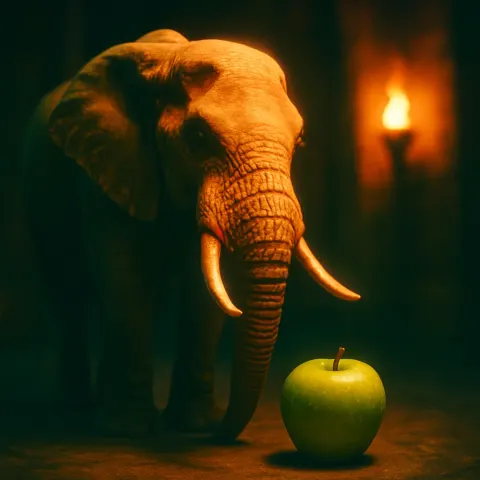 Tusker and Granny Smith Apple