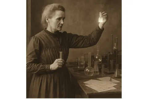 Instagram Post as If It Were from Marie Curie