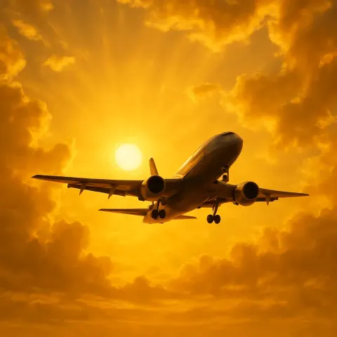 Awe-inspiring Depiction of an Aircraft