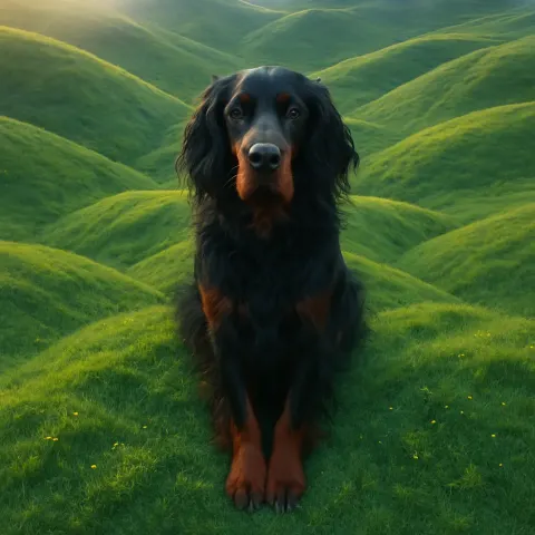 Single Gordon Setter