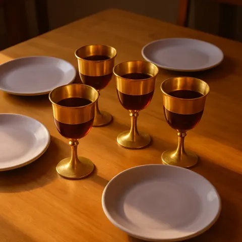 Three Golden Goblets