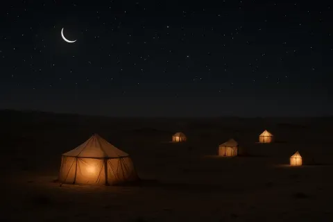 Sparse Scattering of Nomadic Tents