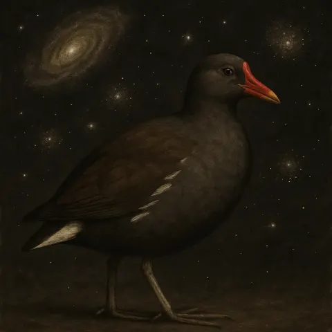 Against a Backdrop of Distant Spiral Galaxies and Glittering Star