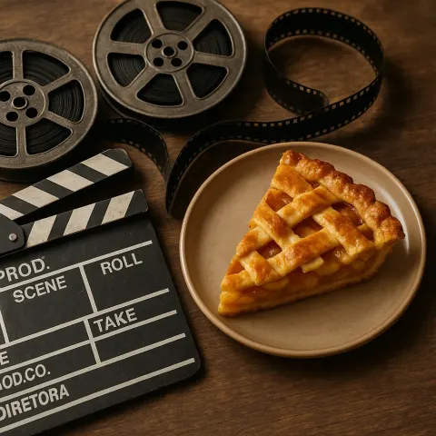 Four-word Sentence About Movies and Pie