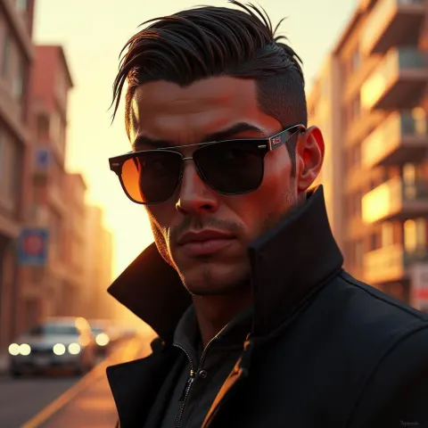Cristiano Ronaldo as a GTA6 Secret Agent
