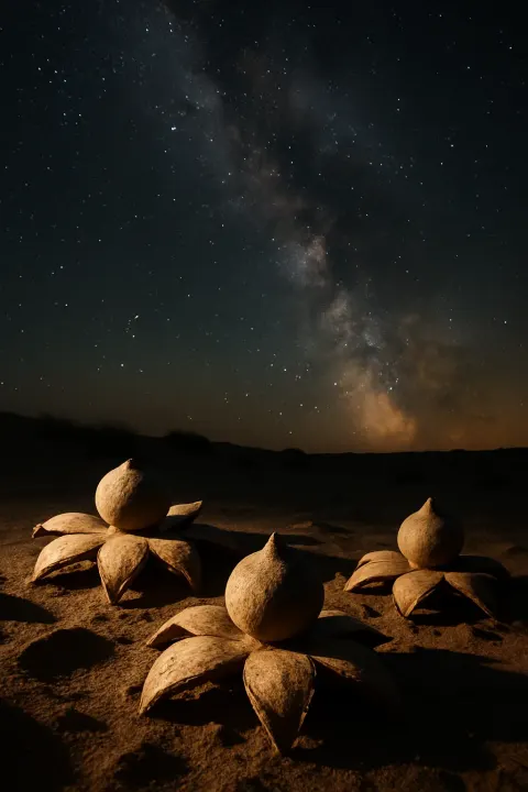 Four Varied Earthstars