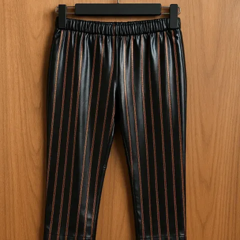 Shiny Black Pants