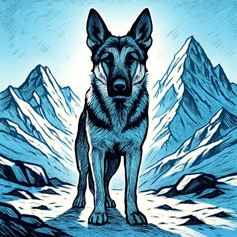 Single German Shepherd