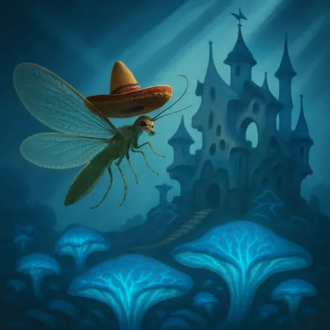 Sombrero-wearing Lacewing Flits