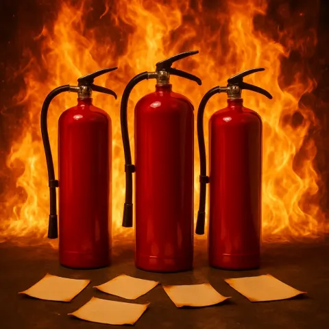 Amidst a Backdrop Consumed by Fierce Yellow and Golden Flames