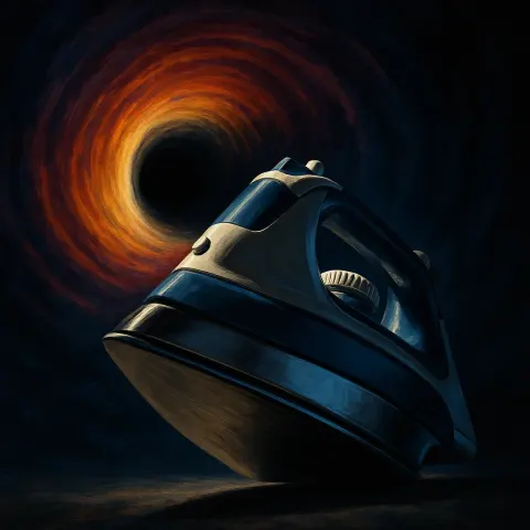 Against an Artistic Representation of a Black Hole or Wormhole