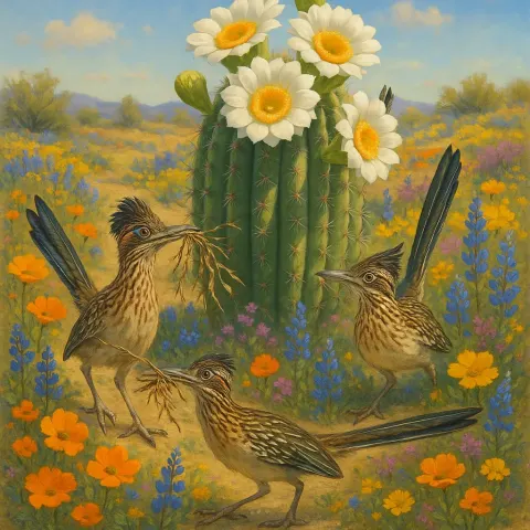 Striking Cactus Stands Tall in the Desert