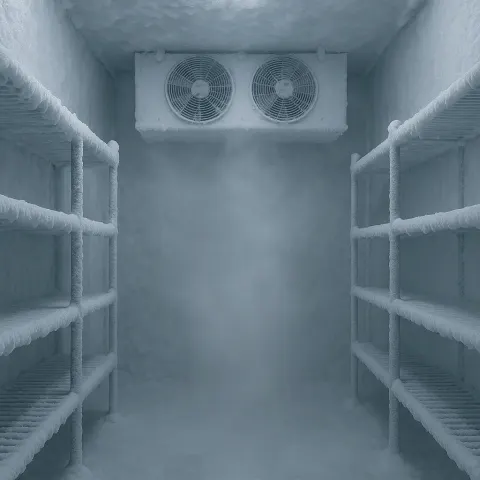 Describe a Cold Storage Room Where Humid Air Enters