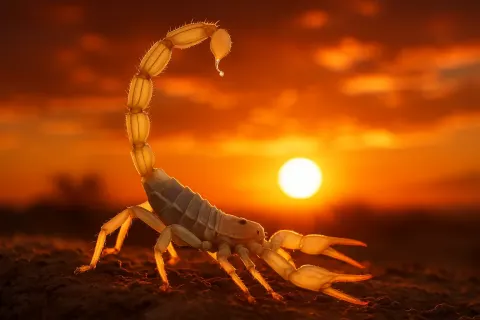 Pale Ivory Scorpion