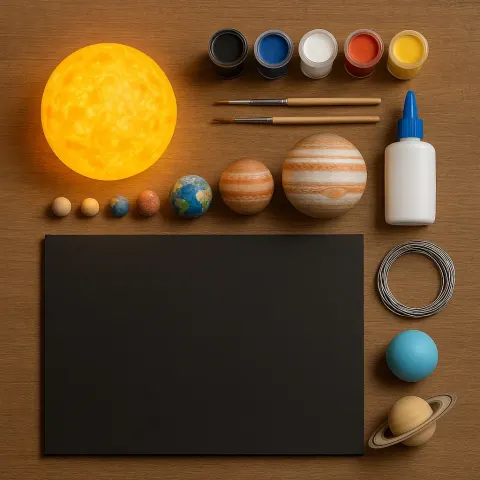 Realistic Depiction Showcasing All the Elements Necessary to Construct