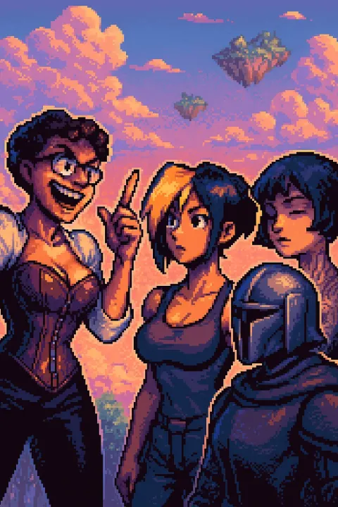 MCU: A Pixel-art Teacher in a Corset