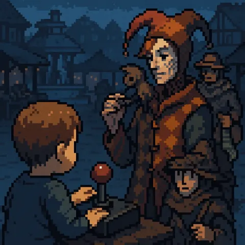 Pixel Art Styled Toddler