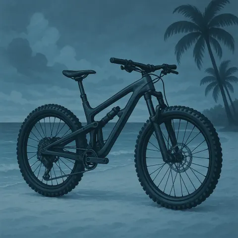 Single Carbon Fiber Mountain Bike