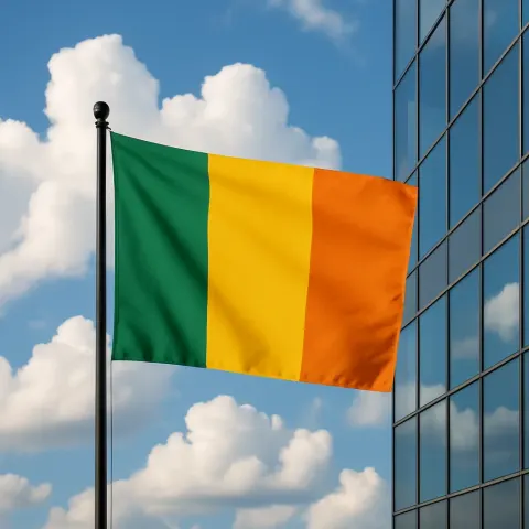 Tri-striped Flag with Vertical Bands