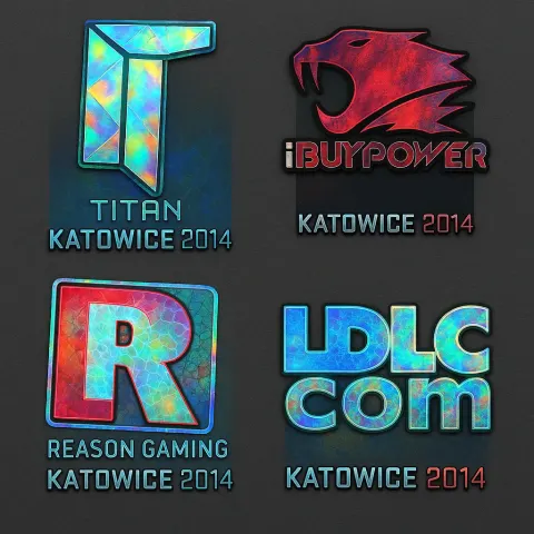 Handpicked Assortment of Exceptional CS: GO Holo Stickers