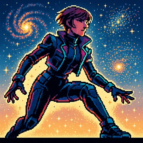 Pixel Art 8-bit 16-bit Retro Video Game Style