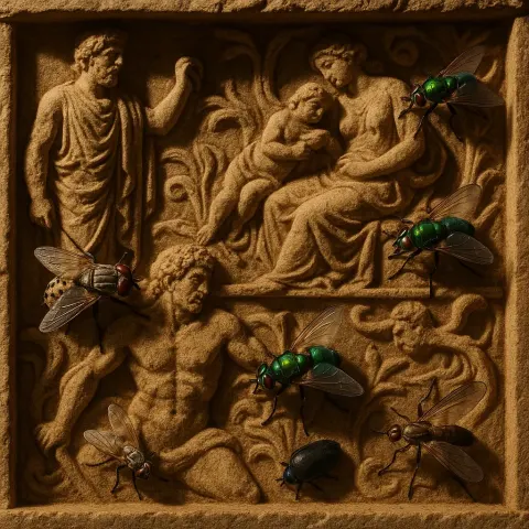 Intricate Friezes and Carvings Depicting Mythological Scenes Are Dramatically Revealed