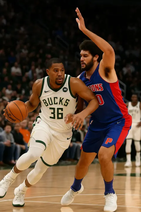 Basketball Game with a Player