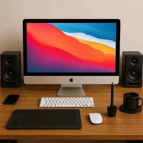 Workspace Setup with an Apple Desktop Computer