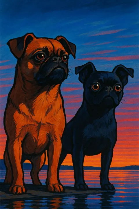 Two Brabancon Griffons—the First