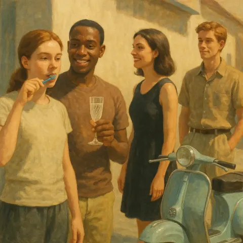 Depiction of a Setting That Includes People