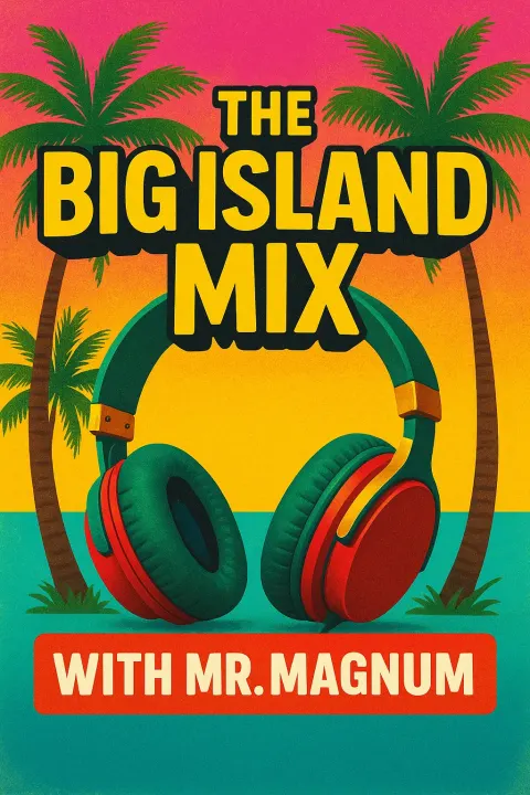 Vibrant Promotional Flyer Featuring Palm Trees