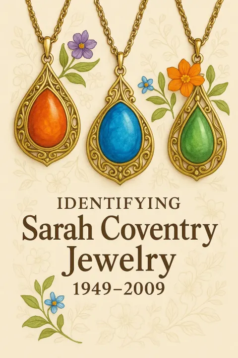 Book Cover Featuring Three Colorful Teardrop-shaped Pendants on Chains