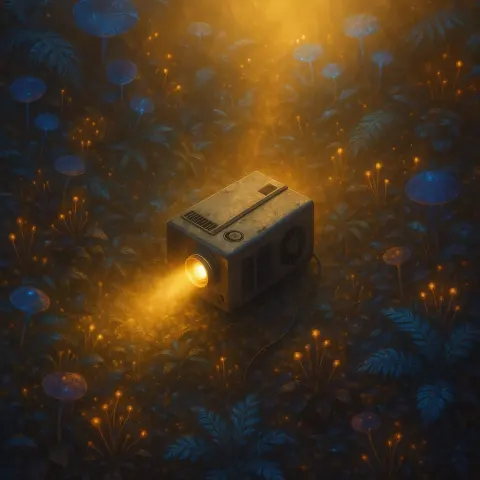 Lone Projector Sits