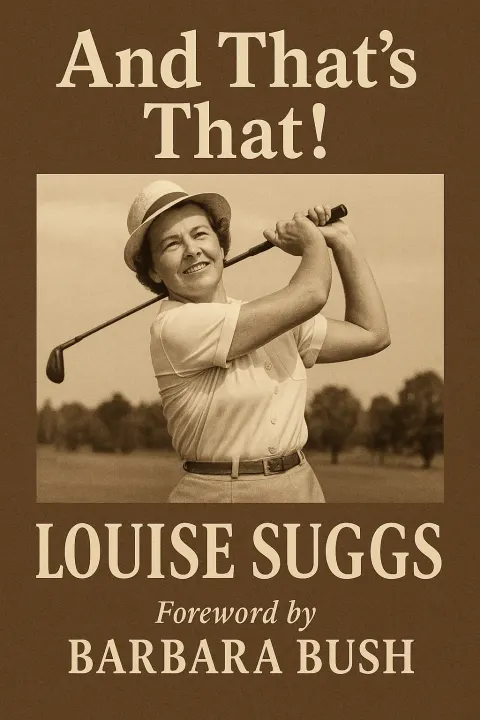 Vintage Photo of a Golfer Wearing a Hat and Holding