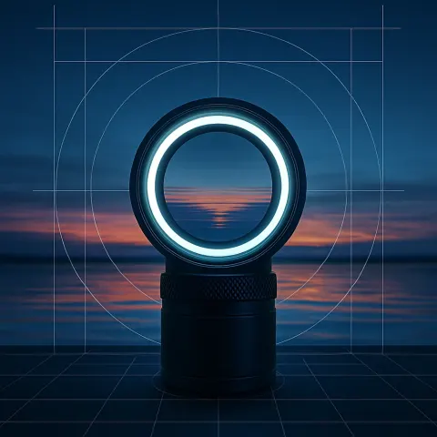 Single Matte Black Metal Loupe