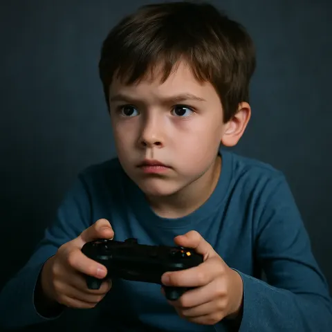 Young Boy Is Deeply