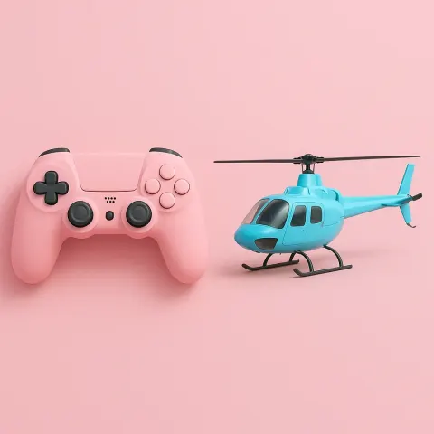 Game Controller in Pastel Pink
