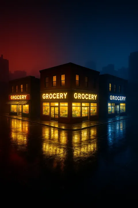 Three Diverse Grocery Stores