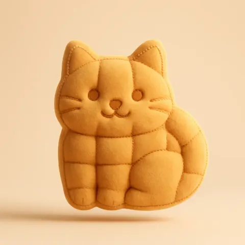Convert a Basic Flat Vector Icon of [🐱]