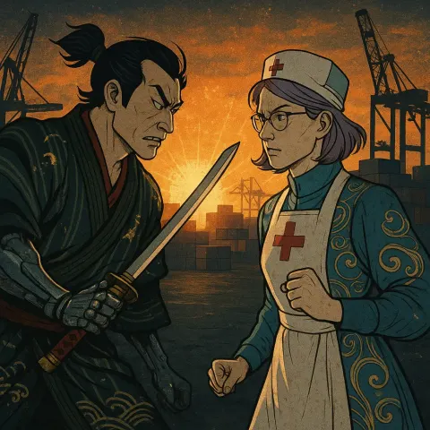 Ukiyo-e Styled Villain
